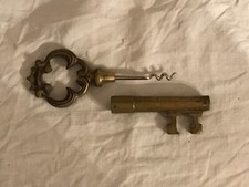 Tire-bouchon "clé", en laiton