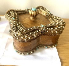 Boite Bijoux Céramique Bois