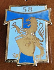 58° RT : insigne du 58°