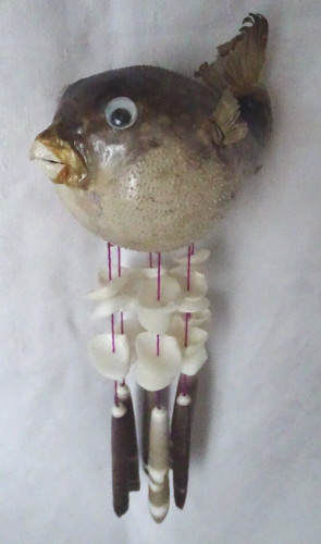 Carillon porte poisson lune - d,