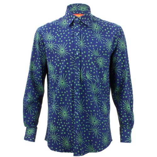 Hommes bruyant chemise - bruyant, rétro