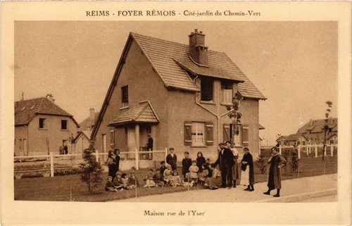 Cpa reims foyer - remois,