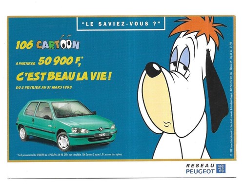 Rare carte postale peugeot - postale,