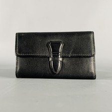 BURBERRYS Cuir Noir Porte Clé