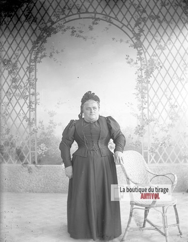 Portrait une femme - portrait, robe