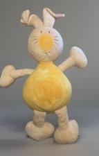 D # doudou lapin jaune BABY SUN babysun