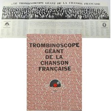 Trombinoscope géant de la chanson française 1962 Disques Polydor 234 personnes