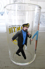 Verre Amora Les Aventures de Tintin 2011 Paramount Pictures Hauteur 9,5 cm