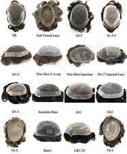 Custom Hommes Toupet Humain