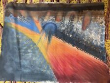 Art Contemporain Huile Sur Toile 98 X 73  Cm Sans Châssis Fond D’atelier