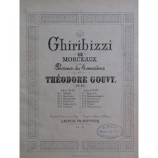 GOUVY Théodore Ghiribizzi op 83 Cahier 1 Piano 4 mains 1892