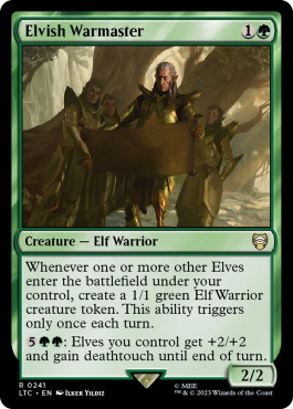 Magic mtg elvish warmaster - -,