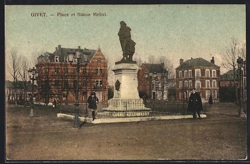 Cpa givet place statue - cpa, et