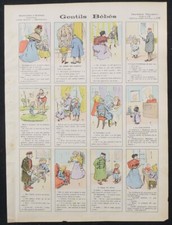 Planche n°226 Imagerie Pellerin Epinal Illustrateur Gentils bébés