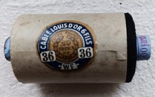 Ancienne bobine de fil à coudre en coton " Cablé Louis d'Or " couture, mercerie