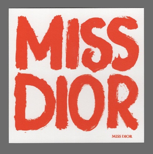 Carte publicitaire miss dior - -,