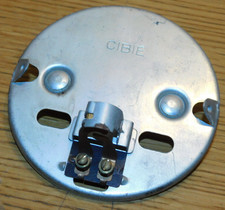 vintage PLATINE support METAL