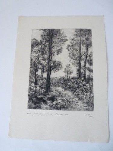 Gravure eau forte rené - gravure,