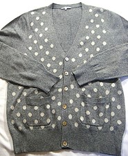 GILET HOMME GRIS POIS BEIGE