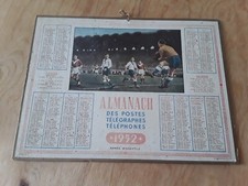 calendrier ptt   almanach des postes et télégraphes 1953 - foot
