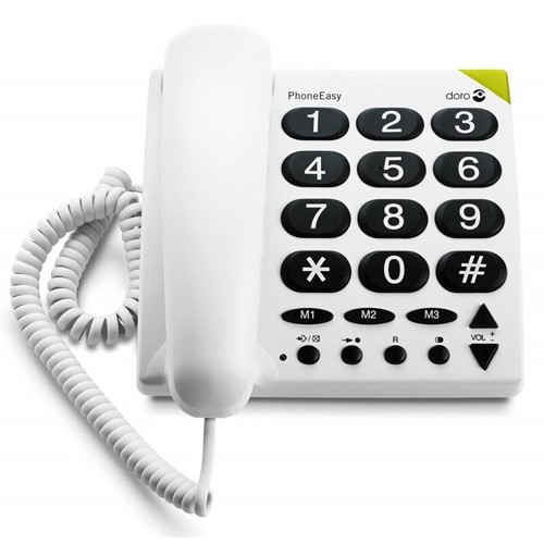 Téléphone fixe grosses - téléphone,