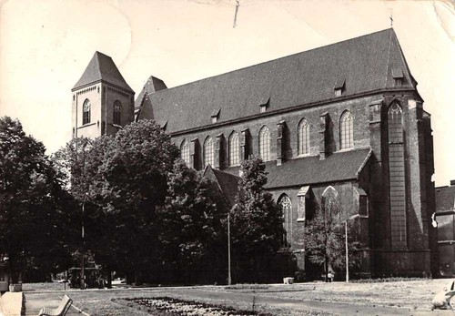 Brzeg poland church exterior - brzeg,