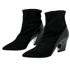 Iro Size 41 Stenza Black Suede