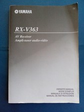 Manuel - RX-V363 - AV Receiver - Yamaha