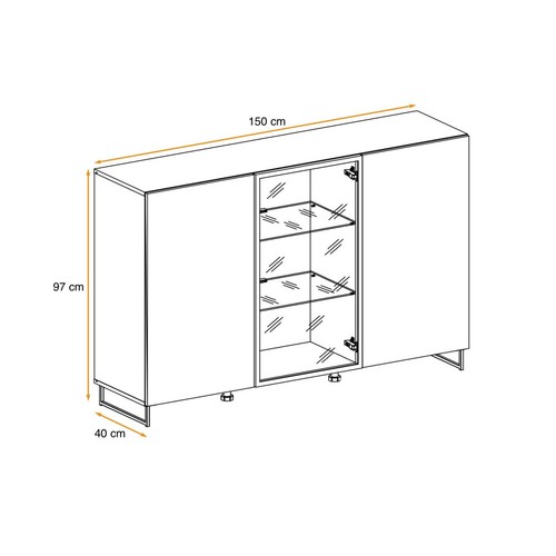 Bahut design portes - portes, "plank"
