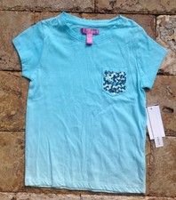 Aqua girls short sleeve tee - aqua,