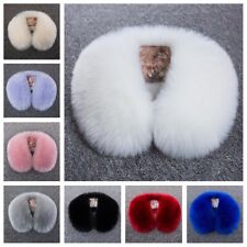 Femme Fausse Fourrure Col Moelleux Écharpe Cache-Col Châle Drapé Étole Cute Warm