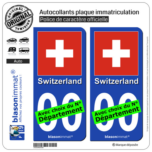 Stickers autocollant plaque - 2,