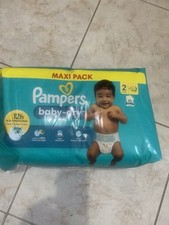 MAXI Pack 136 Couches PAMPERS Baby-Dry TAILLE 2 = 4 à 8 KG Pack Lot Changes Bébé