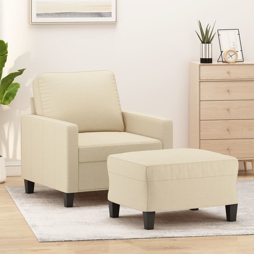 Fauteuil avec repose - -pied, gris