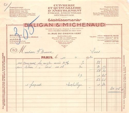 1930 cuivrerie - cuivrerie, et