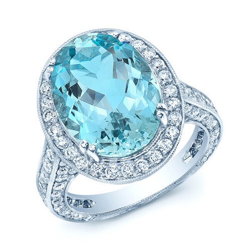 18k blanc aigue - blanc, aigue-marine