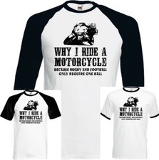 Why I Ride A Moto Hommes Drôle Moto Motard Yamaha Vélo Kawasaki