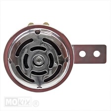 Klaxon 6V 9W AC 70mm Chrome