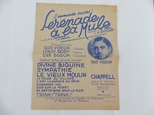 Partition Sérénade a la mule GUS VISEUR LOUIS BORY EVA BUSCH     HENNEVE / PALEX