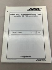 Bose 1800-V Original Service