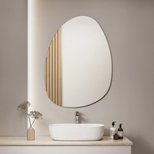 Miroir de salle de bain miroir décoratif miroir mural asymétrique