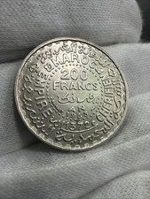 200 Francs Maroc 1953 Argent