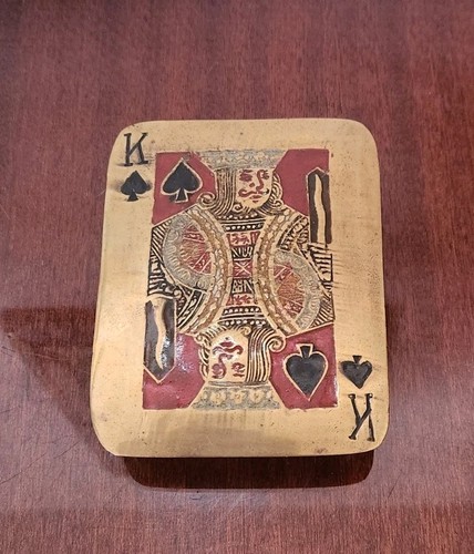Boîte cartes jouer - à, à