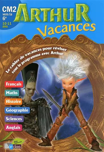 Cahier vacances arthur - vacances,