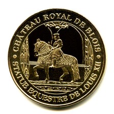 41 BLOIS Statue équestre de Louis XII, 2025, Monnaie de Paris