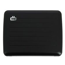 Ogon Designs. Portefeuille. SMART CASE V2 LARGE, Aluminium. Noir aluminium  - Un