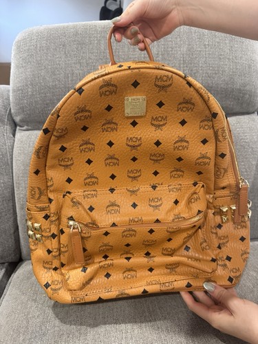 Mcm monogram brown - monogram, studded