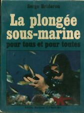 Livre ancien la plongée