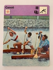CARTE EDITIONS RENCONTRE 1977 / CANOË - CANADIEN BIPLACE