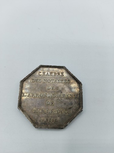 Médaille octogonale argent - octogonale, en